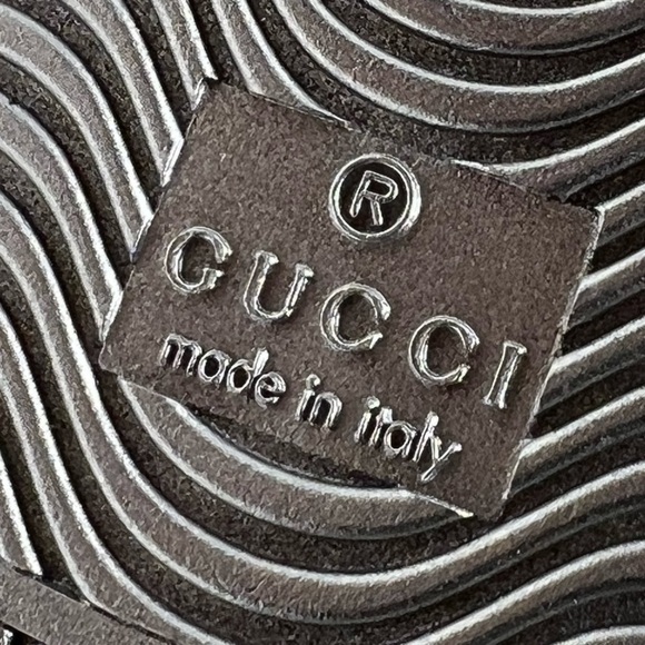 GUCCI Ace Metallic Low-Top Silver Sneakers 660622 - Picture 11 of 14